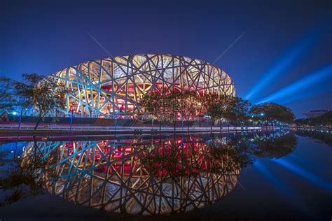 北京 鳥巢 水立方 六角亭